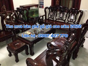 Thu mua bàn ghế gỗ giá cao năm 2022