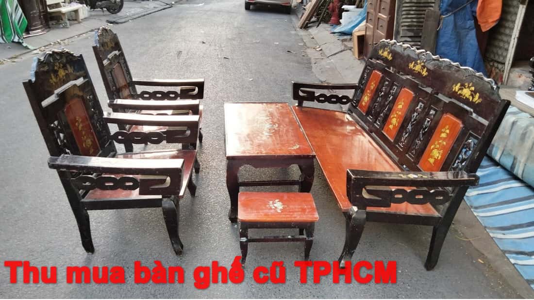 thu mua bàn ghế cũ TPHCM an toàn