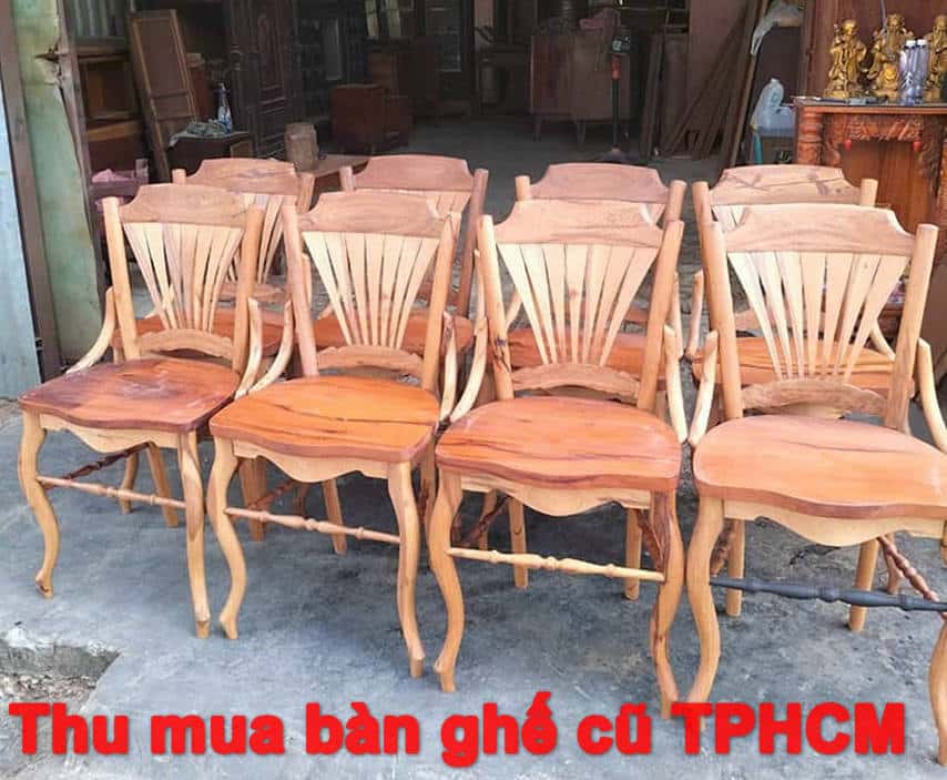 thu mua bàn ghế cũ TPHCM chất lượng